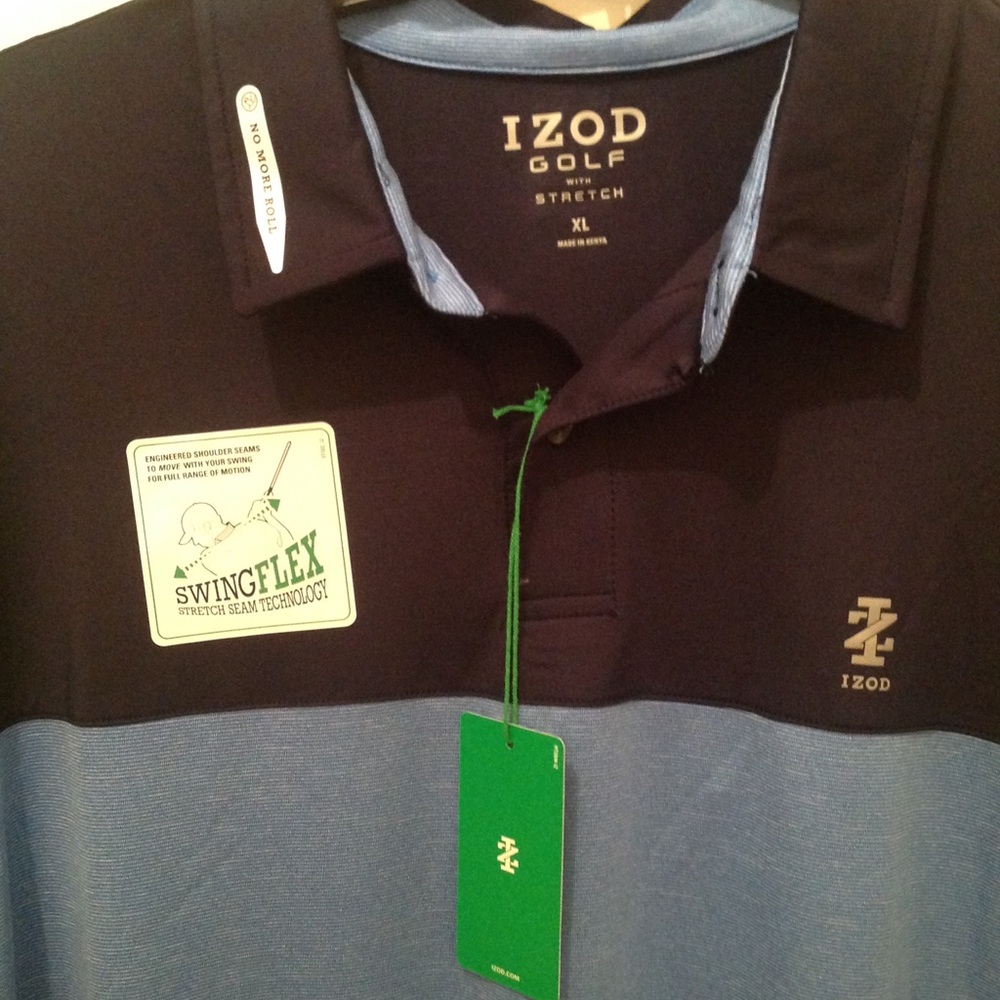 Men's IZOD golf shirt for a size 2XL - Picture 2 of 4